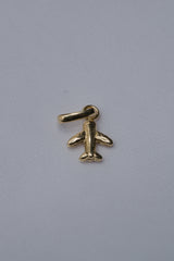 Dije avioncito oro amarillo 18k 0,30 gr / 1,68 mm / 1,8 cm