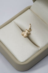 Dije oso TS oro amarillo 18k 0,74 gr / 1,7 mm / 2 cm