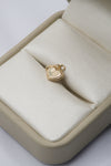 Dije corazón plano oro amarillo 18k 0,37 gr / 2,11 mm / 1,5 cm