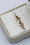 Herraje infinito oro amarillo 18k 0,77 gr / 2 cm