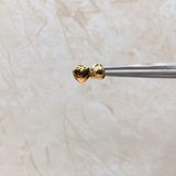 Topos Corazón Inflado Oro amarillo 18k 0,83 Gr / 3,50 mm