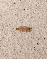Herraje Placa Nube Oro amarillo 18k 0,41 Gr / 2,3 Cm