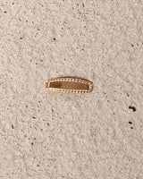 Herraje Placa Troquelada Oro amarillo 18k 0,42 Gr / 2,3 Cm