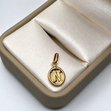 Dije Letra N Oro amarillo 18k 0,67 Gr / 2,03 mm / 1,8 Cm