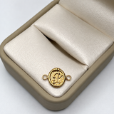 Herraje Letra B Oro amarillo 18k 0,57 Gr / 1,5 Cm