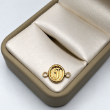 Herraje Letra J Oro amarillo 18k 0,63 Gr / 1,5 Cm
