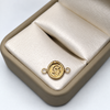Herraje Letra G Oro amarillo 18k 0,59 Gr / 1,5 Cm