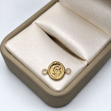 Herraje Letra G Oro amarillo 18k 0,59 Gr / 1,5 Cm
