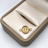 Herraje Letra P Oro amarillo 18k 0,60 Gr / 1,5 Cm