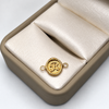 Herraje Letra R Oro amarillo 18k 0,63 Gr / 1,5 Cm
