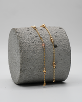 Pulso Balin Diamantado Oro amarillo 18k 2,36 Gr / 2,89 mm / 18,5 Cm Broche 0,30