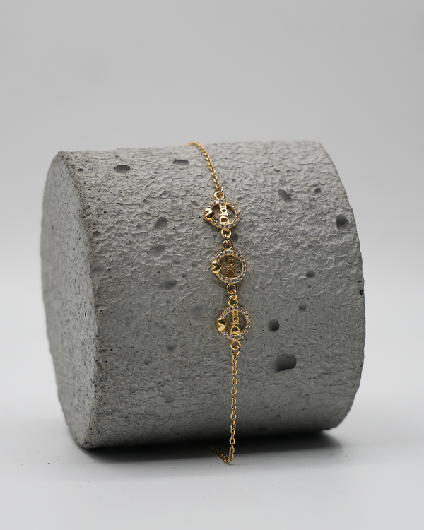 Pulso DR Oro amarillo 18k 2,69 Gr / 8,93 mm / 18,5 Cm Broche 0,40