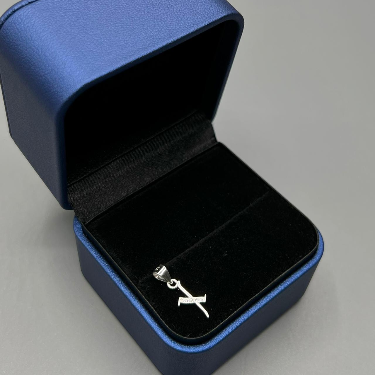 Dije De Plata Letra X PTLB270