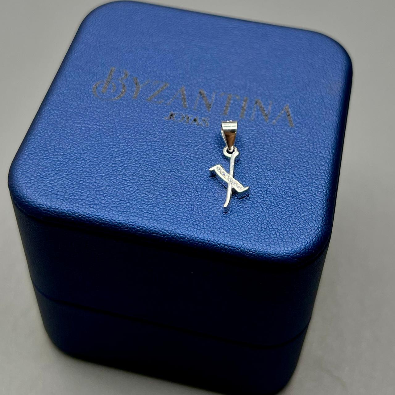 Dije De Plata Letra X PTLB270