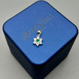 Dije De Plata Flor PTLB281