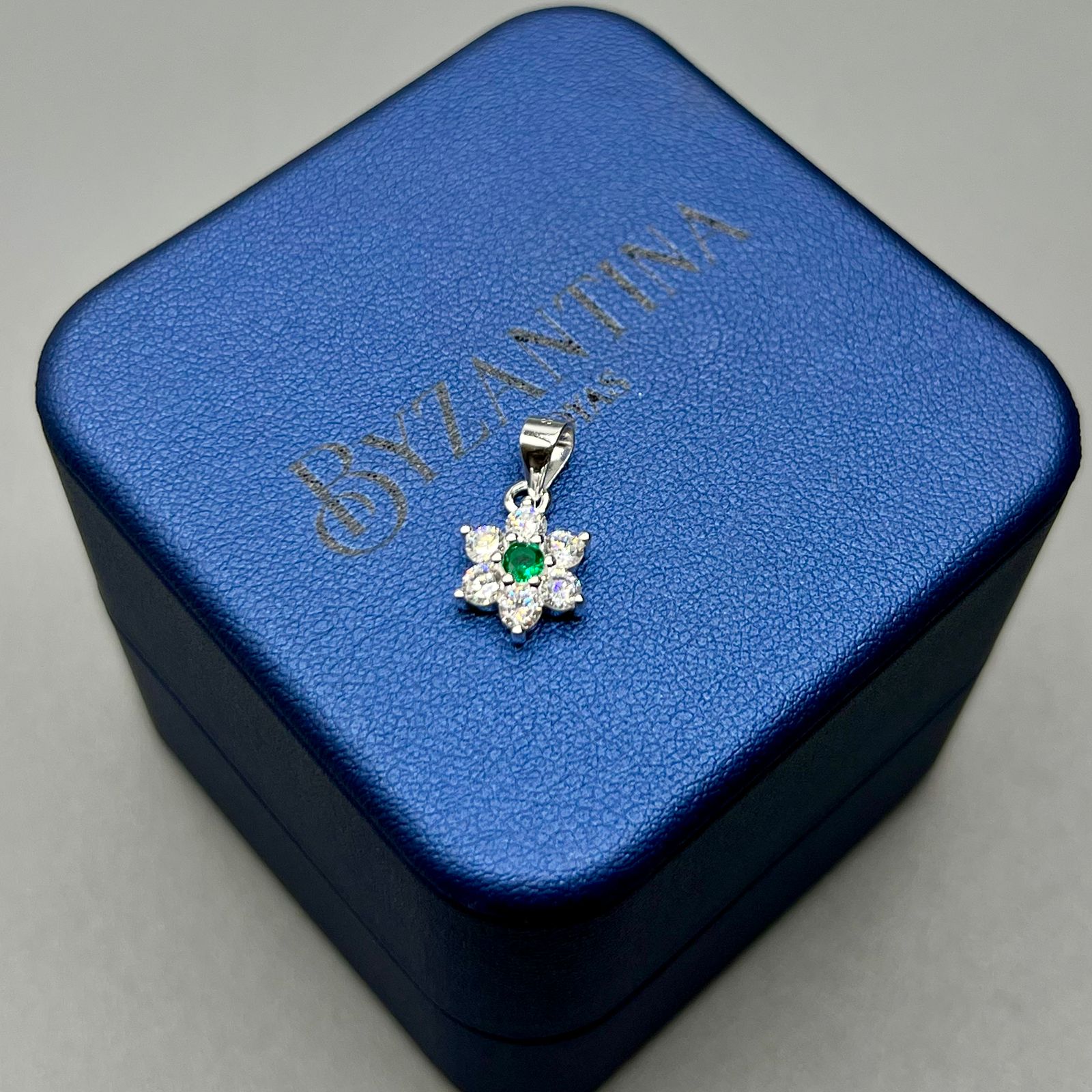 Dije De Plata Flor PTLB281