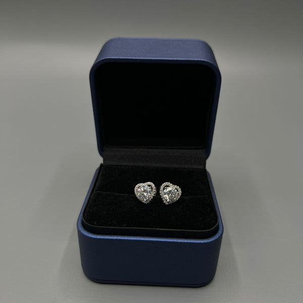 Topos De Plata De Plata Moissanita PTLB338