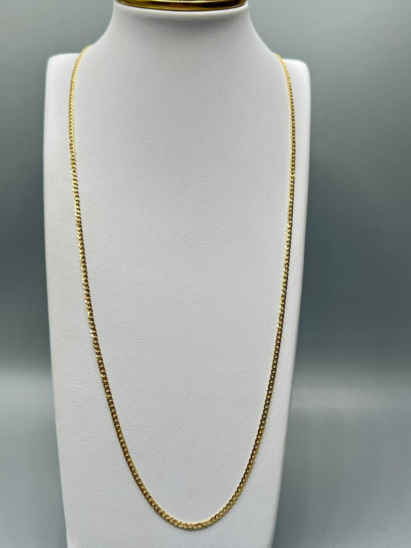 Cadena It Cubana Oro amarillo 18k 3,98 Gr / 2,5 mm / 60 Cm