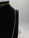 Cadena De Plata Canutillo Especial PTLB107