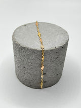 Pulso Rustico Tres oros 18k 2,62 Gr / 4,71 mm / 19 Cm Broche 0,40