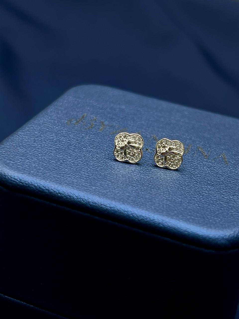 Topos De Plata Trebol Lazo PTLB263