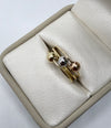 Anillo bola lisa tres oros oro amarillo 18k / talla 6 / 2,22 gr / 6,63 mm