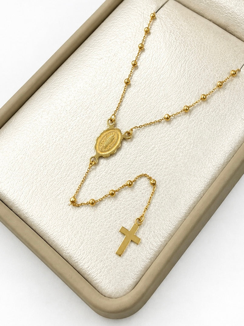 Cadena it rosario oro amarillo 18k 3,89 gr / 2 mm / 50 cm