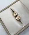 Topos herradura oro amarillo 18k 0,66 gr /7,3 mm