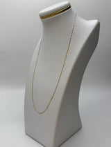 Cadena it mini 3x1 oro amarillo 18k 1,23 gr / 1 mm / 50 cm