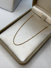 Cadena it militar oro amarillo 18k 3,38 gr / 1,1 mm / 60 cm