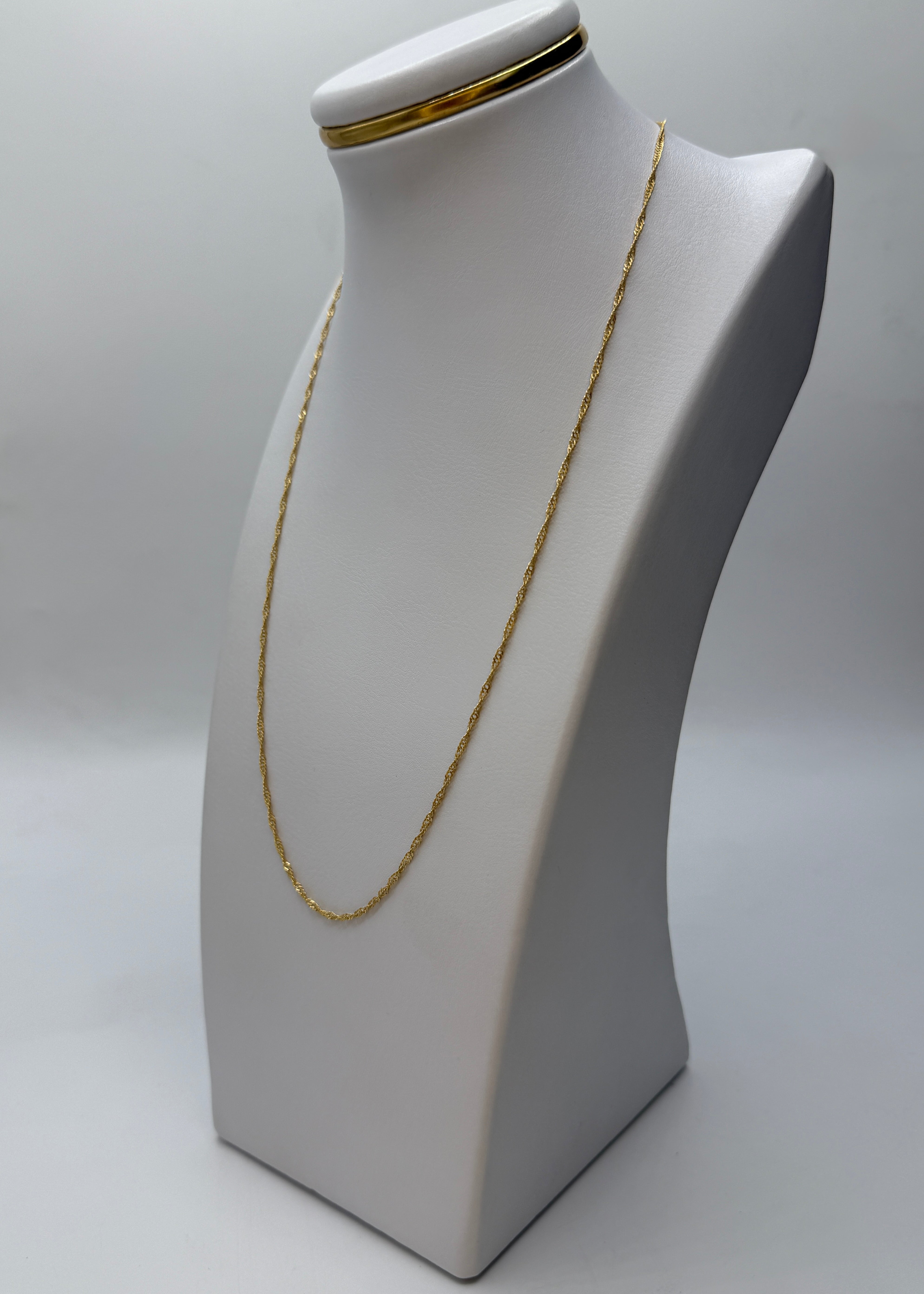 Cadena it singapur oro amarillo 18k 1,23 gr / 0,7 mm / 50 cm