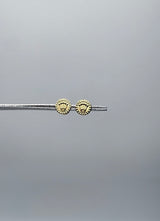 Topos RX oro amarillo y oro blanco 18k 0,72 gr / 7,66 mm