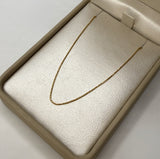 cadena it mini franco oro amarillo 18k 2,14 gr / 0,80 mm / 50 cm