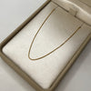 Cadena it mini franco oro amarillo 18k 2,10 gr / 0,80 mm / 50 cm