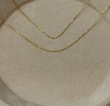 Cadena it mini clip oro amarillo 18k 1,77 gr / 0,55 mm / 45 cm