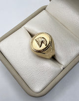 Anillo águila oro amarillo 18k / talla 10 / 2,32 gr / 4,7 mm