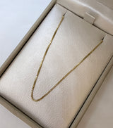 Cadena it veneciana oro amarillo 18k 2,20 gr / 1,1 mm / 60 cm