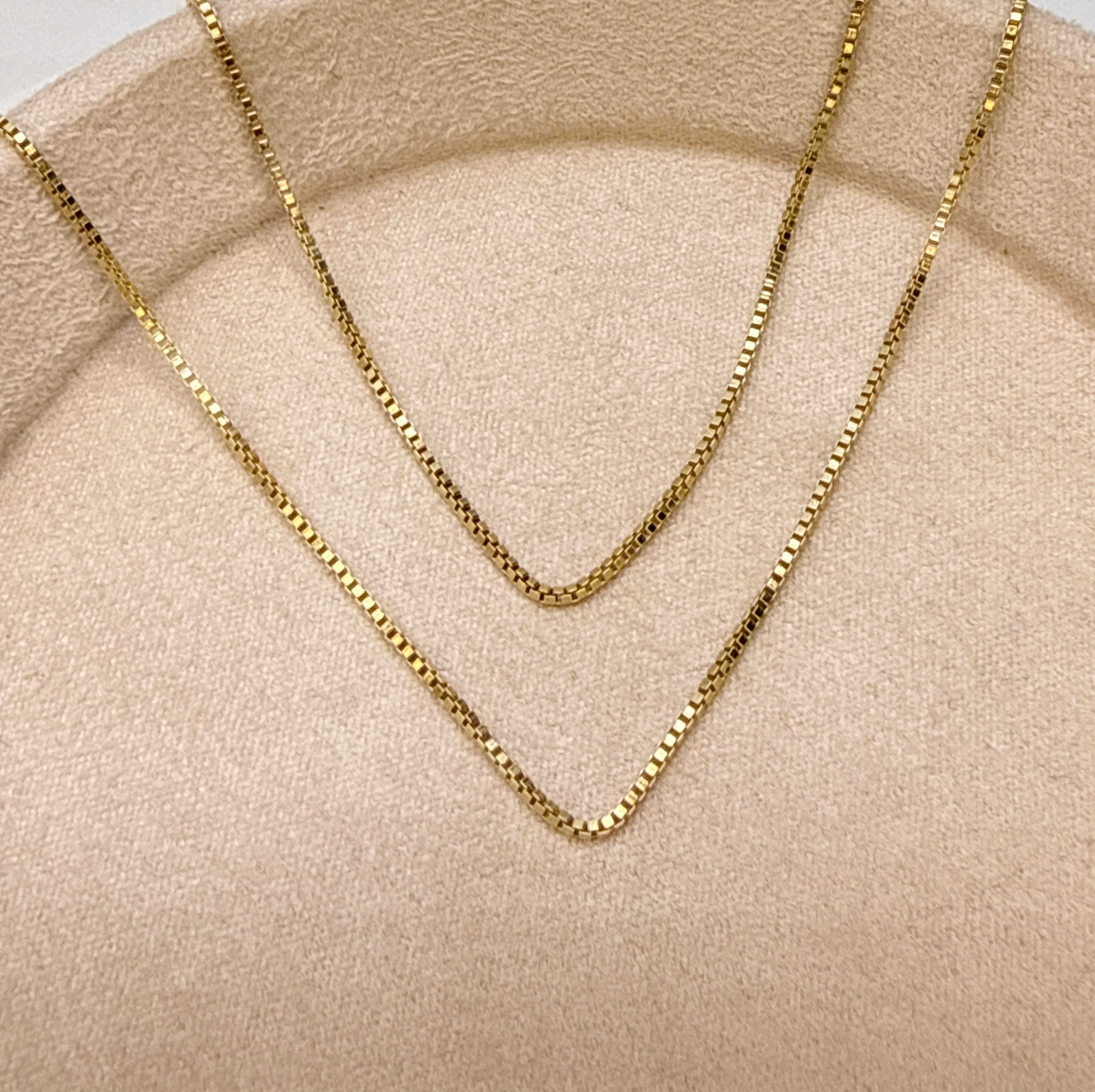 Cadena it veneciana oro amarillo 18k 2,52 gr / 1,15 mm / 55 cm
