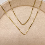 Cadena it veneciana oro amarillo 18k 2,20 gr / 1,1 mm / 60 cm