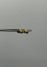 Topos gota oro amarillo 18k 0,65 gr