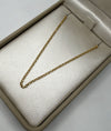 Cadena it roll on oro amarillo 18k 2,03 gr / 2,03 mm / 45 cm