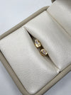 Topos Corazoncito Circon morado Oro amarillo 18k 0,48 Gr / 2,82 mm