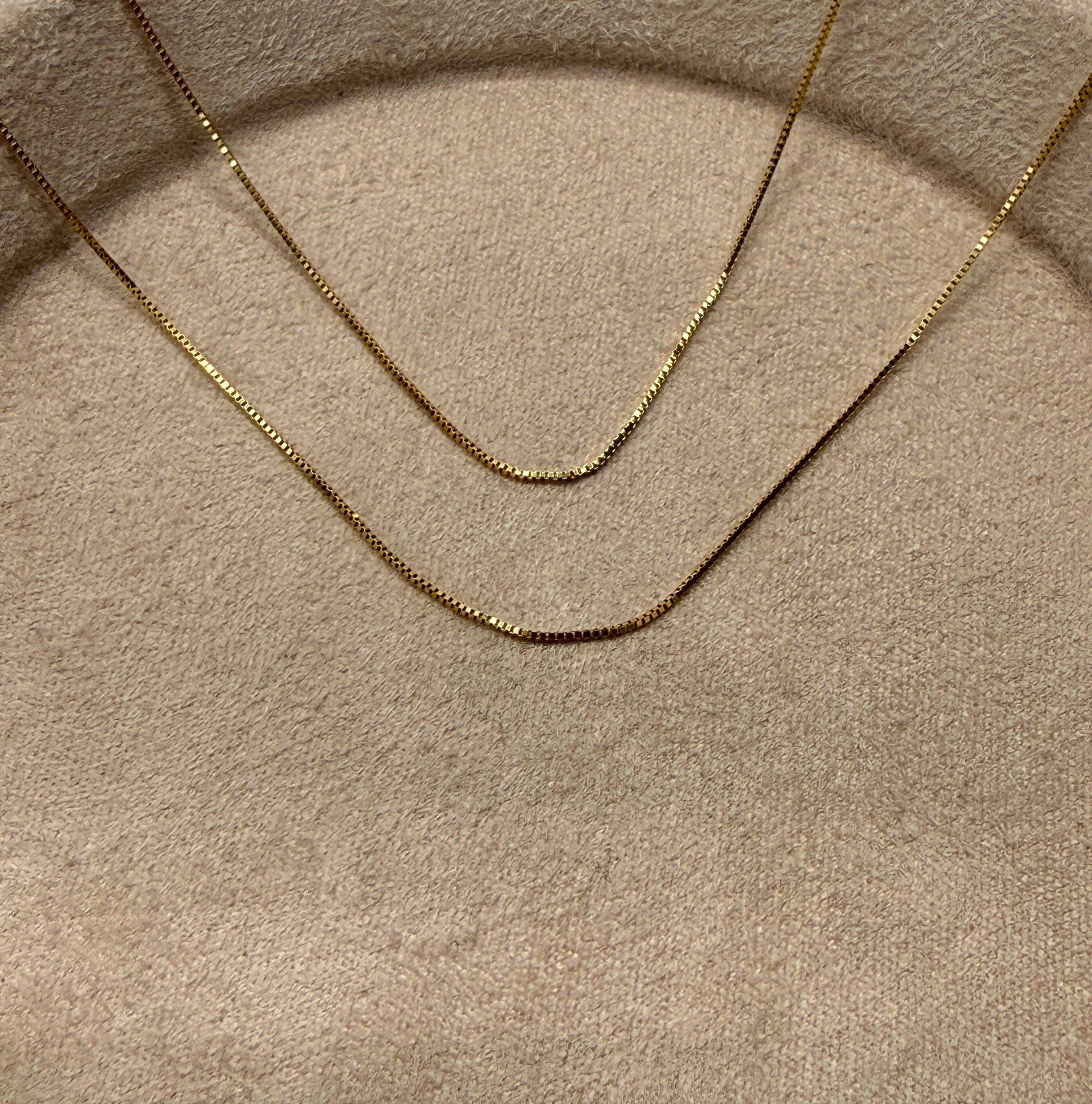 Cadena it veneciana oro amarillo 18k 1,21 gr / 0,7 mm / 50 cm