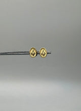 Topos virgen milagrosa oro amarillo 18k 0,66 gr / 8,15 mm
