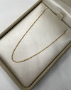 Cadena it singapur oro amarillo 18k 1,22 gr / 1,03 mm / 50 cm