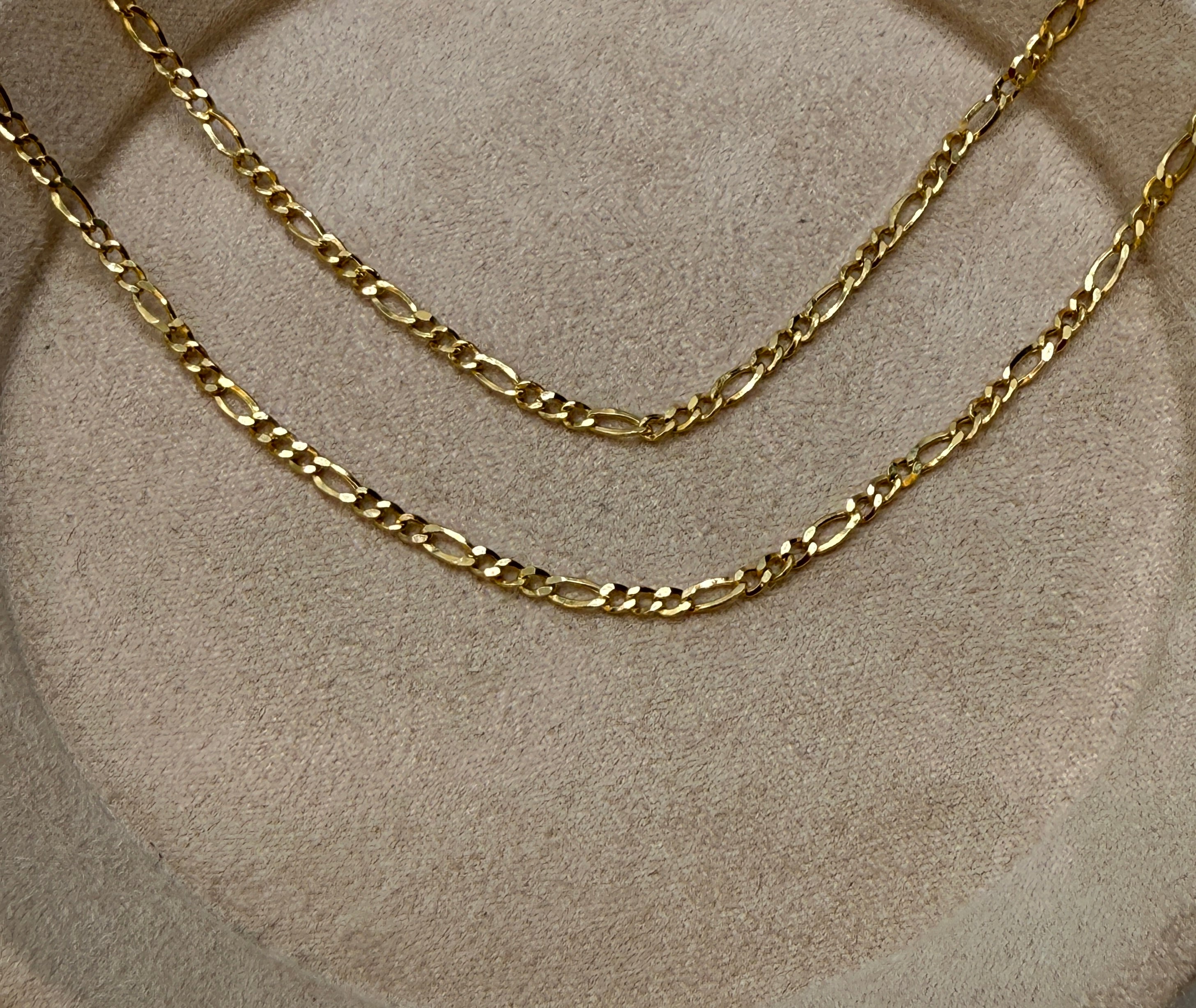 Cadena it 3x1 oro amarillo 18k 2,68 gr / 2,34 mm / 50 cm