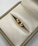 Topos diamantados bola plana oro amarillo 18k 0,41 gr / 4,3 mm