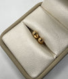 Topos balín diamantado oro amarillo 18k 0,50 gr /4 mm