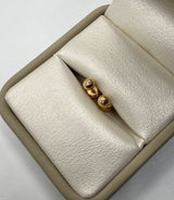 Topos balín diamantado oro amarillo 18k 0,50 gr /4 mm