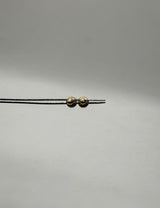 Topos bola diamantado oro amarillo 18k 0,50 gr / 4 mm